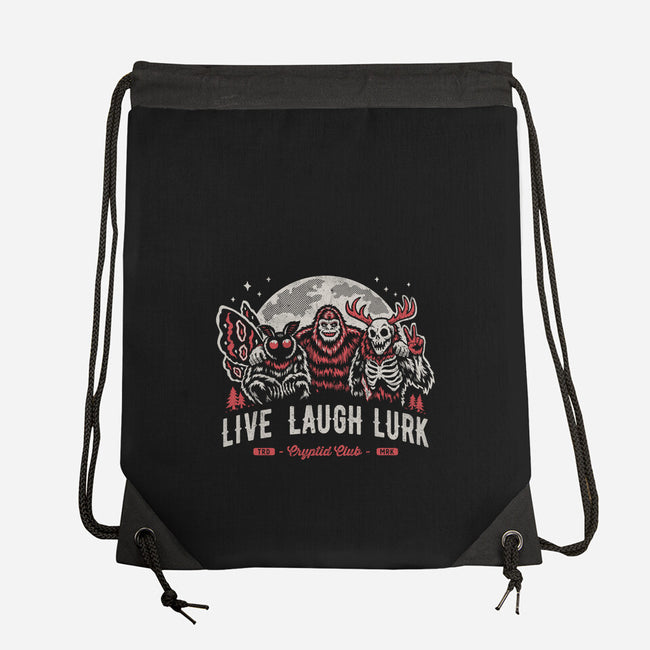 Live Laugh Lurk-None-Drawstring-Bag-Nemons