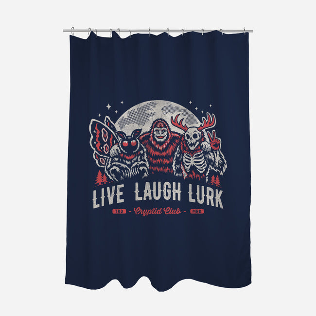 Live Laugh Lurk-None-Polyester-Shower Curtain-Nemons