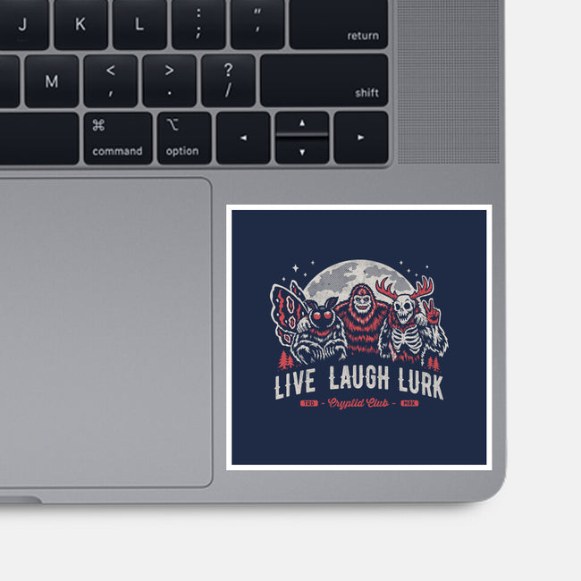 Live Laugh Lurk-None-Glossy-Sticker-Nemons