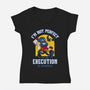 Flawless Execution-Womens-V-Neck-Tee-Nemons