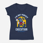 Flawless Execution-Womens-V-Neck-Tee-Nemons
