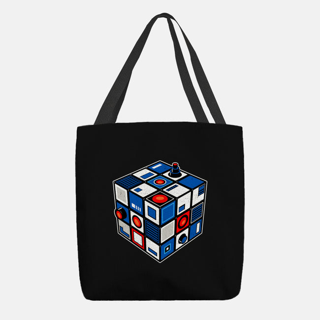 Droid Cube-None-Basic Tote-Bag-erion_designs