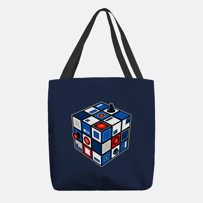 Droid Cube-None-Basic Tote-Bag-erion_designs