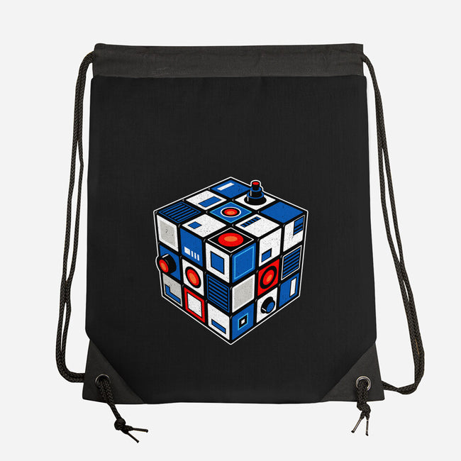 Droid Cube-None-Drawstring-Bag-erion_designs