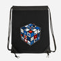 Droid Cube-None-Drawstring-Bag-erion_designs