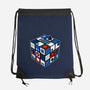 Droid Cube-None-Drawstring-Bag-erion_designs