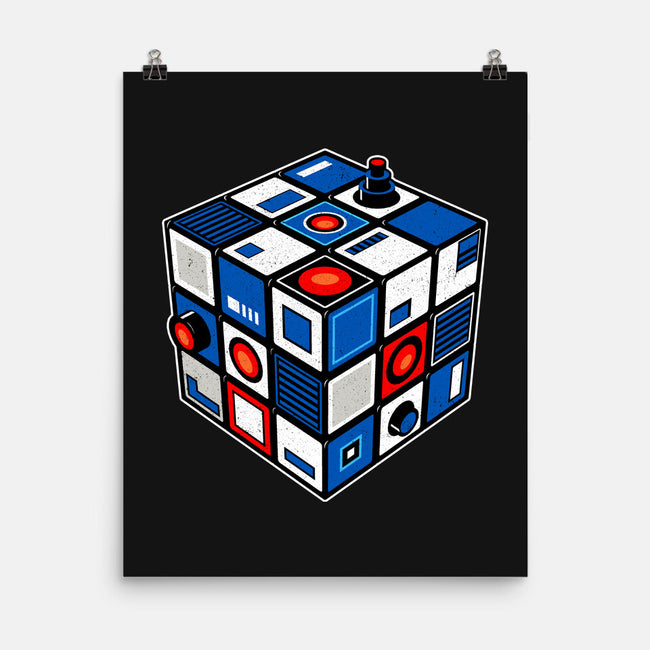 Droid Cube-None-Matte-Poster-erion_designs