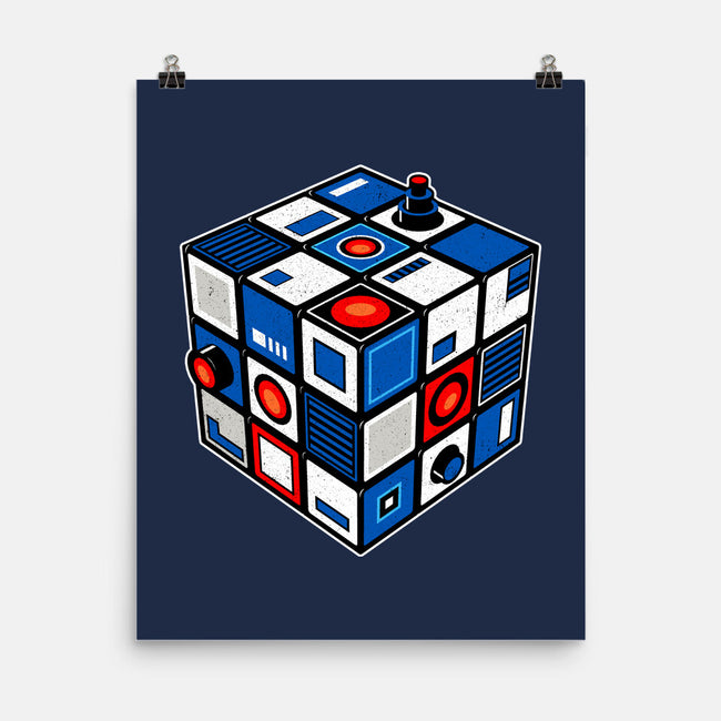 Droid Cube-None-Matte-Poster-erion_designs
