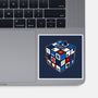 Droid Cube-None-Glossy-Sticker-erion_designs