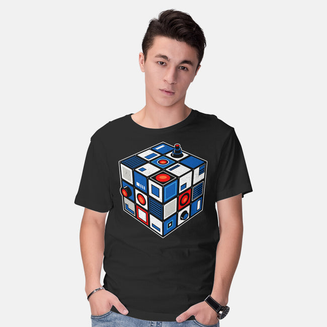 Droid Cube-Mens-Basic-Tee-erion_designs