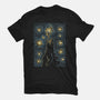 Starry Kaiju Night-Womens-Basic-Tee-erion_designs