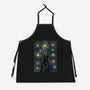 Starry Kaiju Night-Unisex-Kitchen-Apron-erion_designs