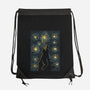 Starry Kaiju Night-None-Drawstring-Bag-erion_designs