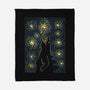 Starry Kaiju Night-None-Fleece-Blanket-erion_designs