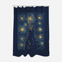 Starry Kaiju Night-None-Polyester-Shower Curtain-erion_designs