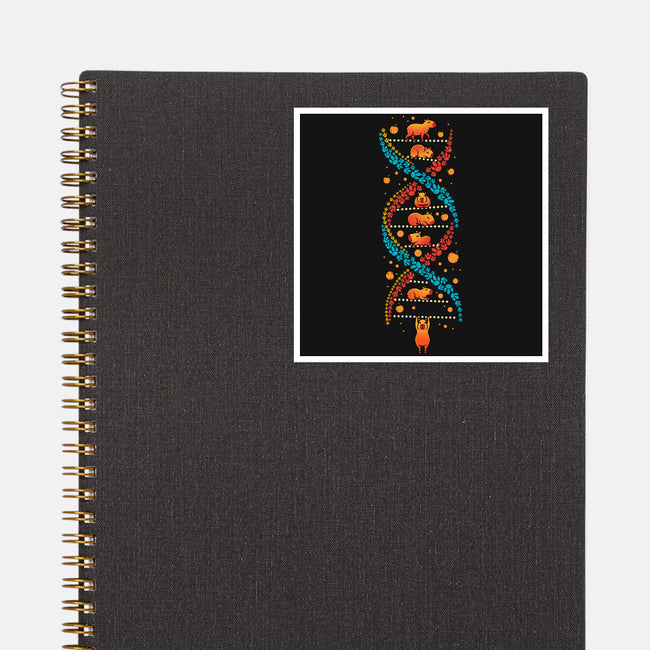 Capybara DNA-None-Glossy-Sticker-erion_designs