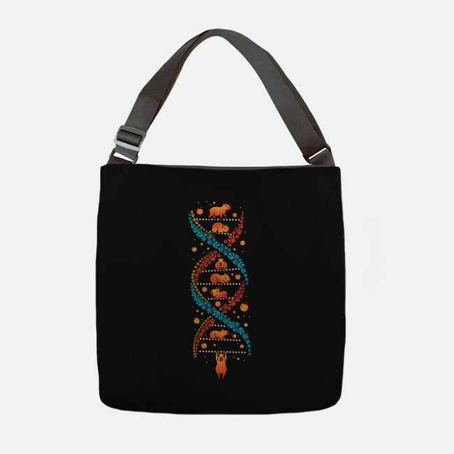 Capybara DNA-None-Adjustable Tote-Bag-erion_designs