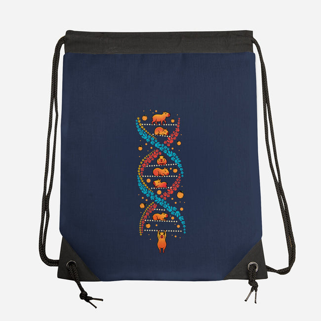 Capybara DNA-None-Drawstring-Bag-erion_designs