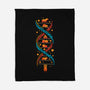 Capybara DNA-None-Fleece-Blanket-erion_designs