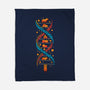 Capybara DNA-None-Fleece-Blanket-erion_designs
