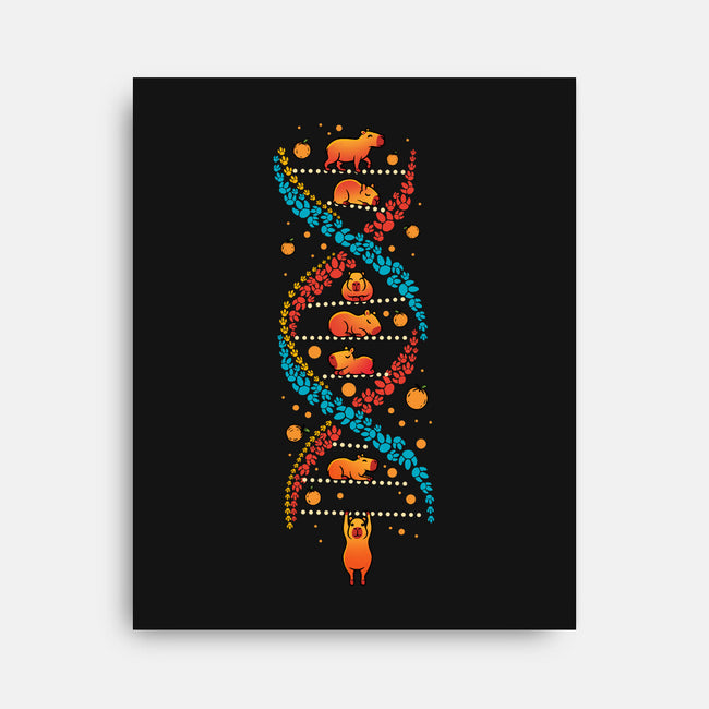 Capybara DNA-None-Stretched-Canvas-erion_designs