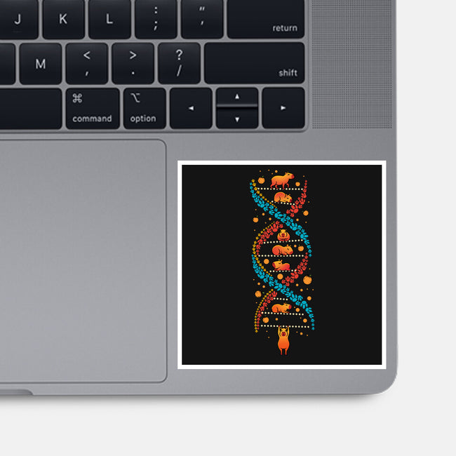 Capybara DNA-None-Glossy-Sticker-erion_designs