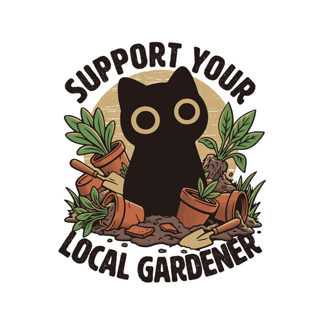 Support Your Local Gardener-None-Polyester-Shower Curtain-Popnotic