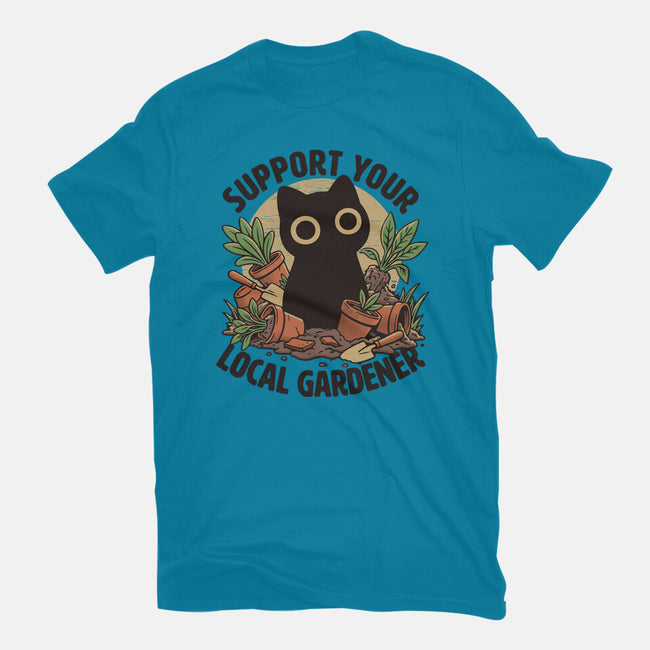 Support Your Local Gardener-Unisex-Basic-Tee-Popnotic