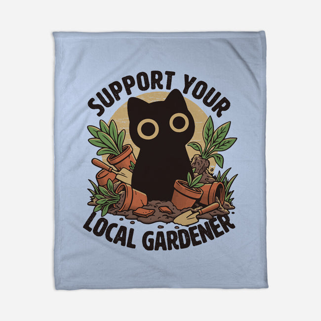 Support Your Local Gardener-None-Fleece-Blanket-Popnotic
