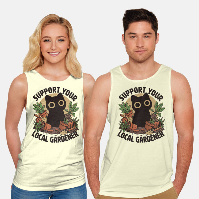 Support Your Local Gardener-Unisex-Basic-Tank-Popnotic