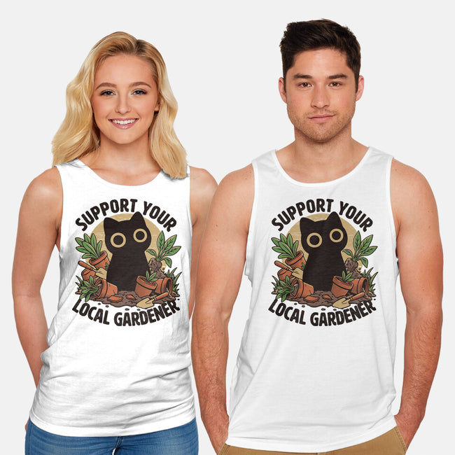 Support Your Local Gardener-Unisex-Basic-Tank-Popnotic