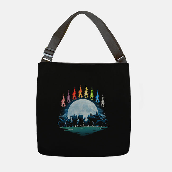 Digital Moon-None-Adjustable Tote-Bag-Vallina84