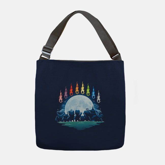 Digital Moon-None-Adjustable Tote-Bag-Vallina84