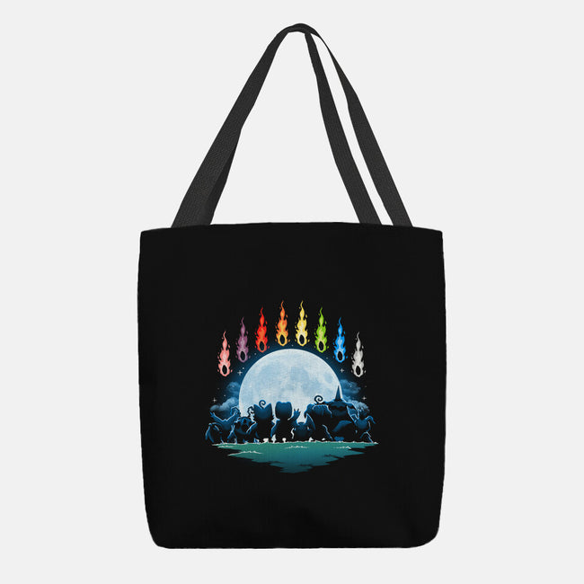 Digital Moon-None-Basic Tote-Bag-Vallina84