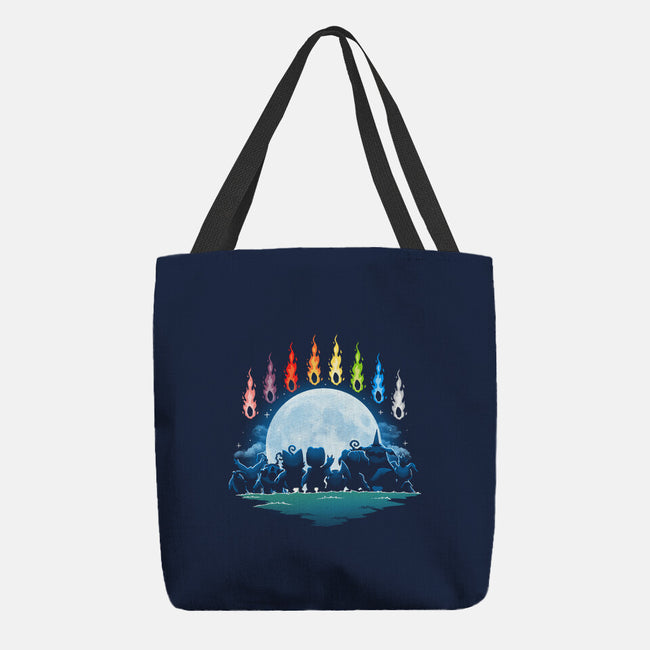 Digital Moon-None-Basic Tote-Bag-Vallina84