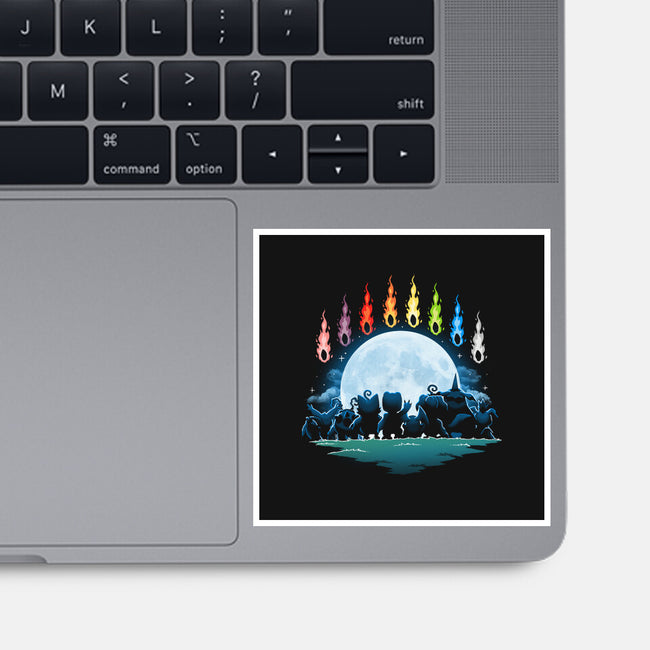Digital Moon-None-Glossy-Sticker-Vallina84