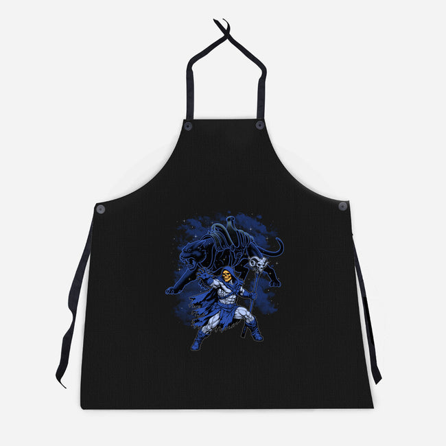 Doom And Panther Shadow-Unisex-Kitchen-Apron-Astrobot Invention