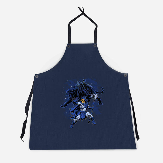Doom And Panther Shadow-Unisex-Kitchen-Apron-Astrobot Invention