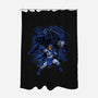 Doom And Panther Shadow-None-Polyester-Shower Curtain-Astrobot Invention