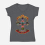 Terror Of The New Frontier-Womens-V-Neck-Tee-AndreusD