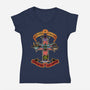 Terror Of The New Frontier-Womens-V-Neck-Tee-AndreusD