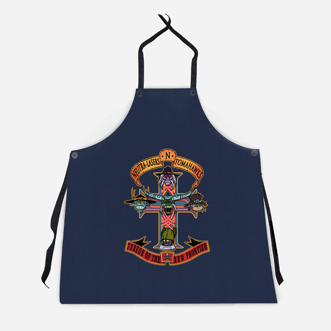 Terror Of The New Frontier-Unisex-Kitchen-Apron-AndreusD