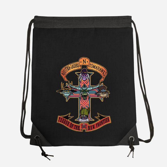 Terror Of The New Frontier-None-Drawstring-Bag-AndreusD