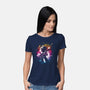 Galactic Tune-Womens-Basic-Tee-kharmazero