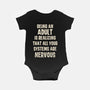 Systems Are Nervous-Baby-Basic-Onesie-turborat14
