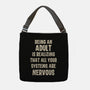 Systems Are Nervous-None-Adjustable Tote-Bag-turborat14