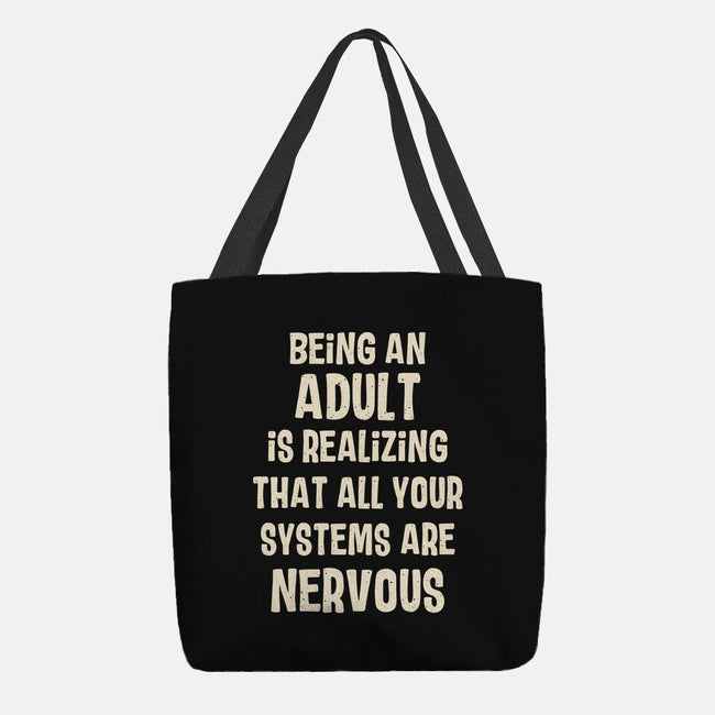 Systems Are Nervous-None-Basic Tote-Bag-turborat14