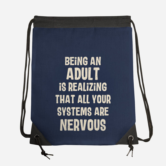 Systems Are Nervous-None-Drawstring-Bag-turborat14
