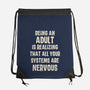 Systems Are Nervous-None-Drawstring-Bag-turborat14