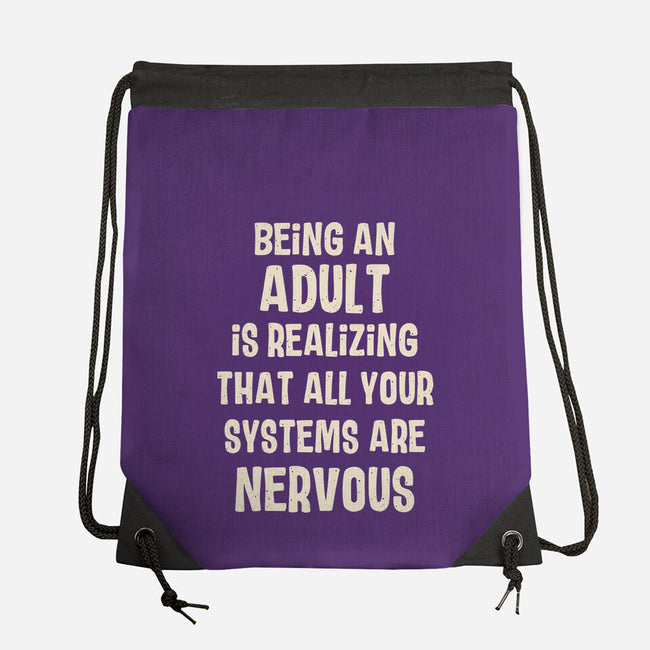 Systems Are Nervous-None-Drawstring-Bag-turborat14